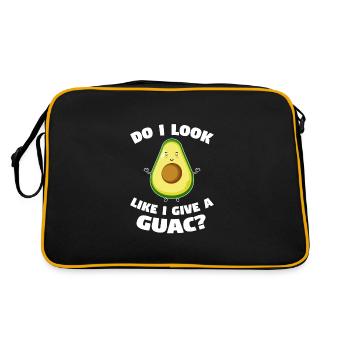Avocados Avocado Avocado-Liebhaber Geschenk - Retro Tasche - Schwarz/Gold - Hinten