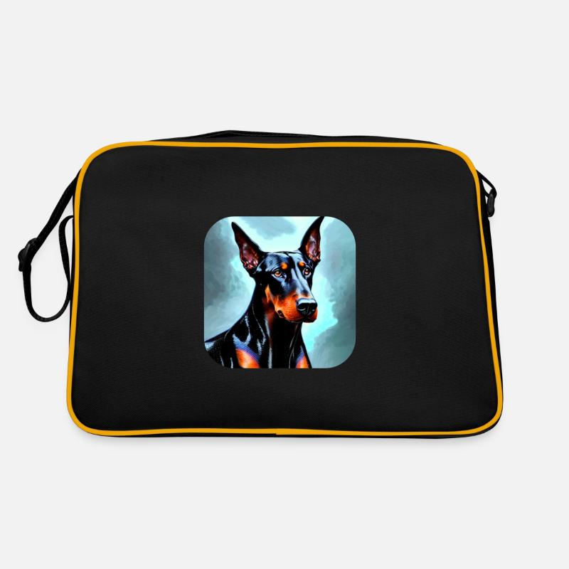 Dobermann Retro Tasche
