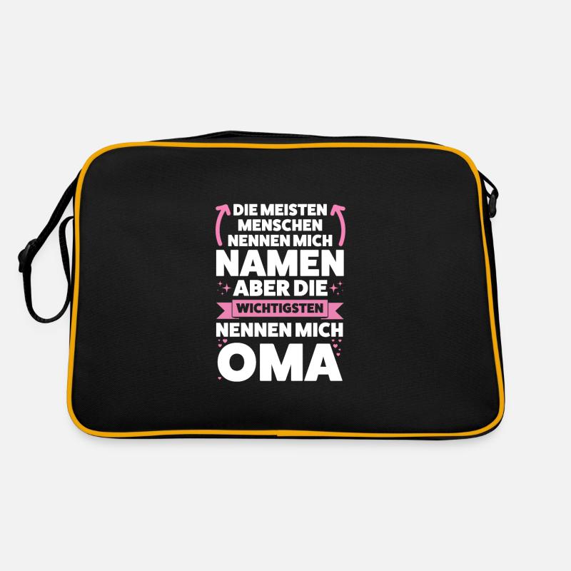 Oma Großmutter Omi Geschenk Retro Tasche