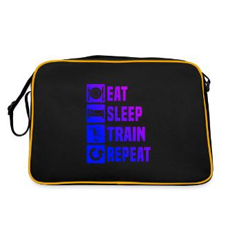 Strength Training Aerobics Men Women Aerobics - Retro Bag - black/gold - Back
