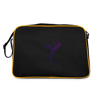 Boulder Climber Climber Escalade Bloc - Sac Retro - noir/or - Dos