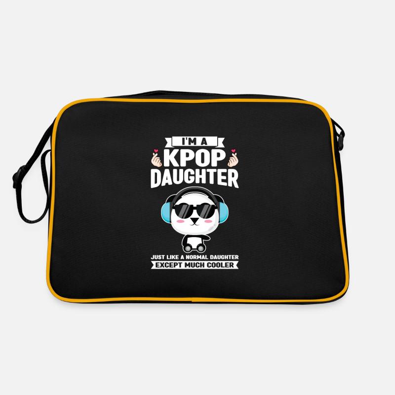 Kpop merch kpop panda Panda-Liebhaber Geschenk Retro Tasche