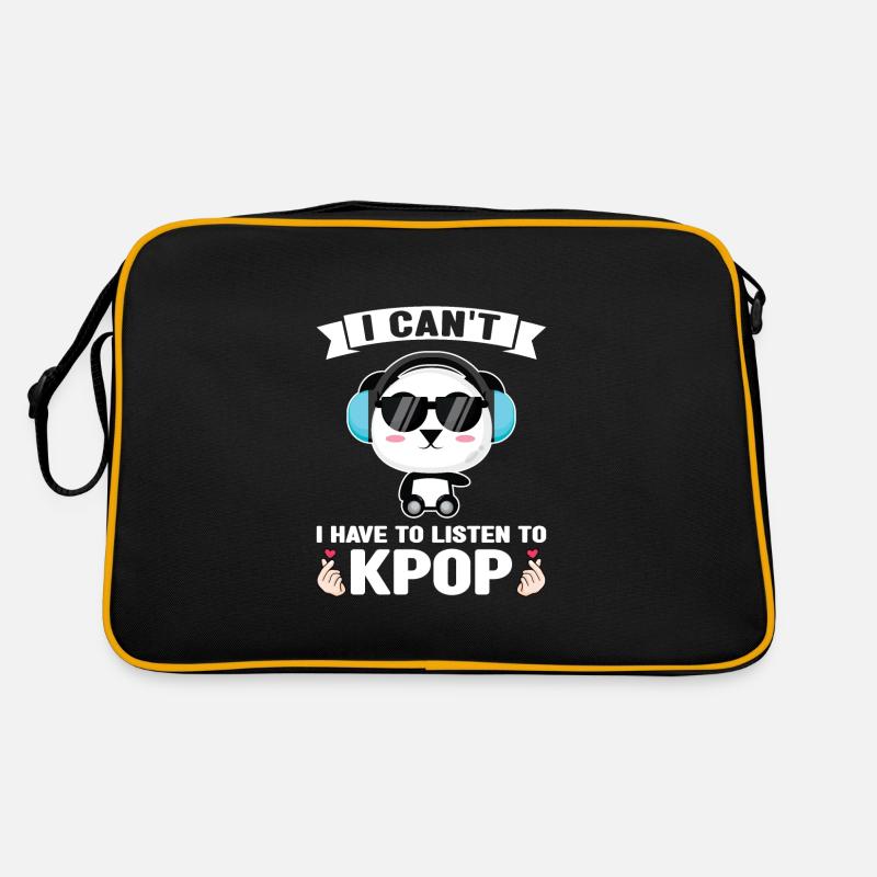 Kpop merch kpop panda Panda-Liebhaber Geschenk Retro Tasche