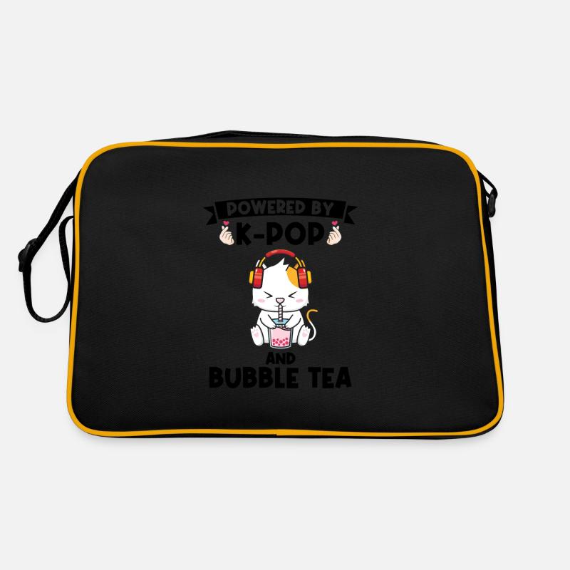 Blase Tee kpop Blase Tee Katze Katze Lover Geschen Retro Tasche