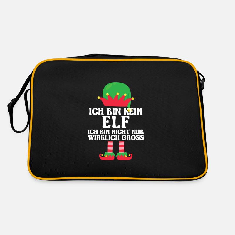 Weihnachten Elf Weihnachten Elf Geschenk Retro Tasche