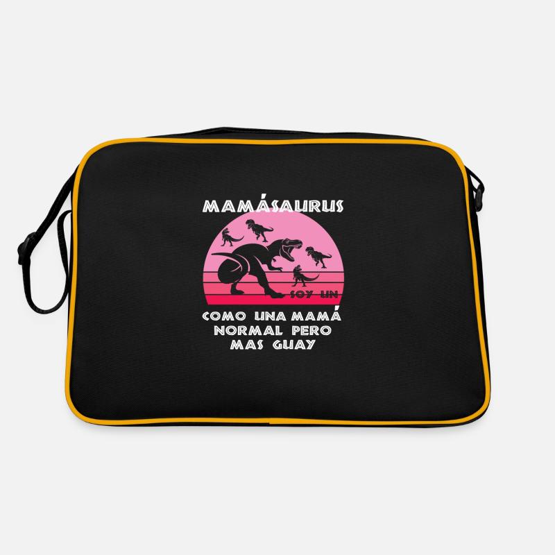 Mama Dinosaur Mutter Geschenk Retro Tasche