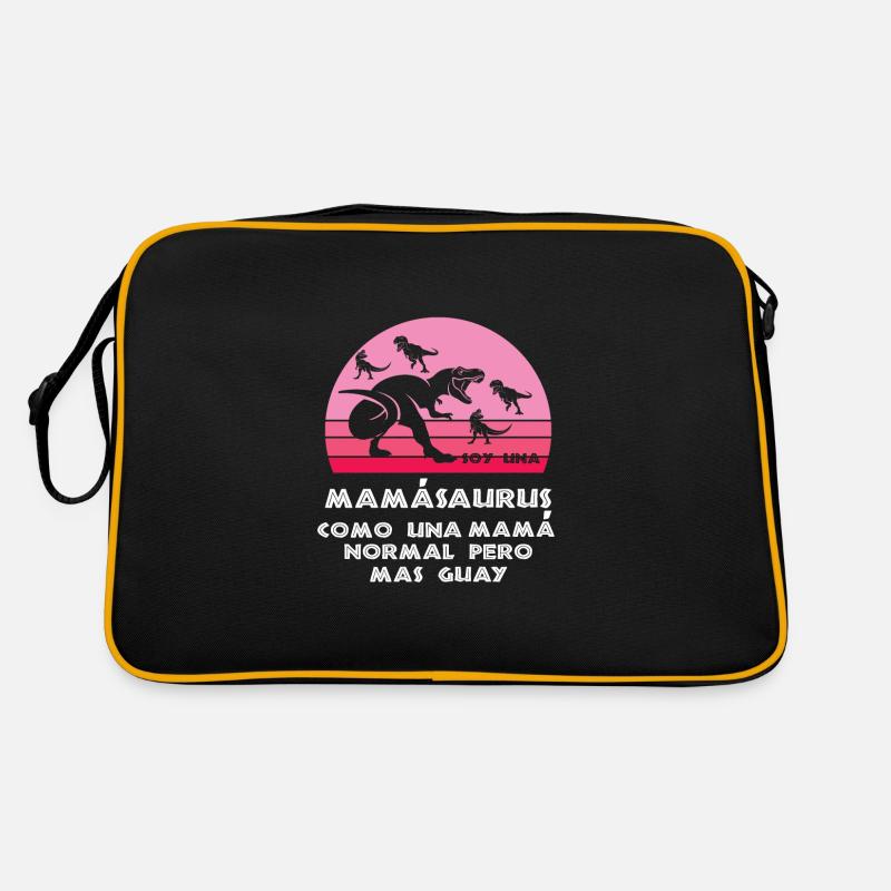 Mama Dinosaur Mutter Geschenk Retro Tasche