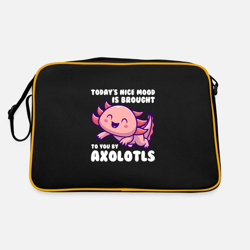 Axolotl Axolotl Tiergeschenk Retro Tasche