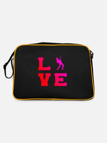 Guitariste Homme Guitare classique - Sac Retro - noir/or - Dos