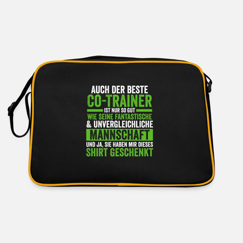 Co-Trainer Sport Cotrainer Geschenk Retro Tasche
