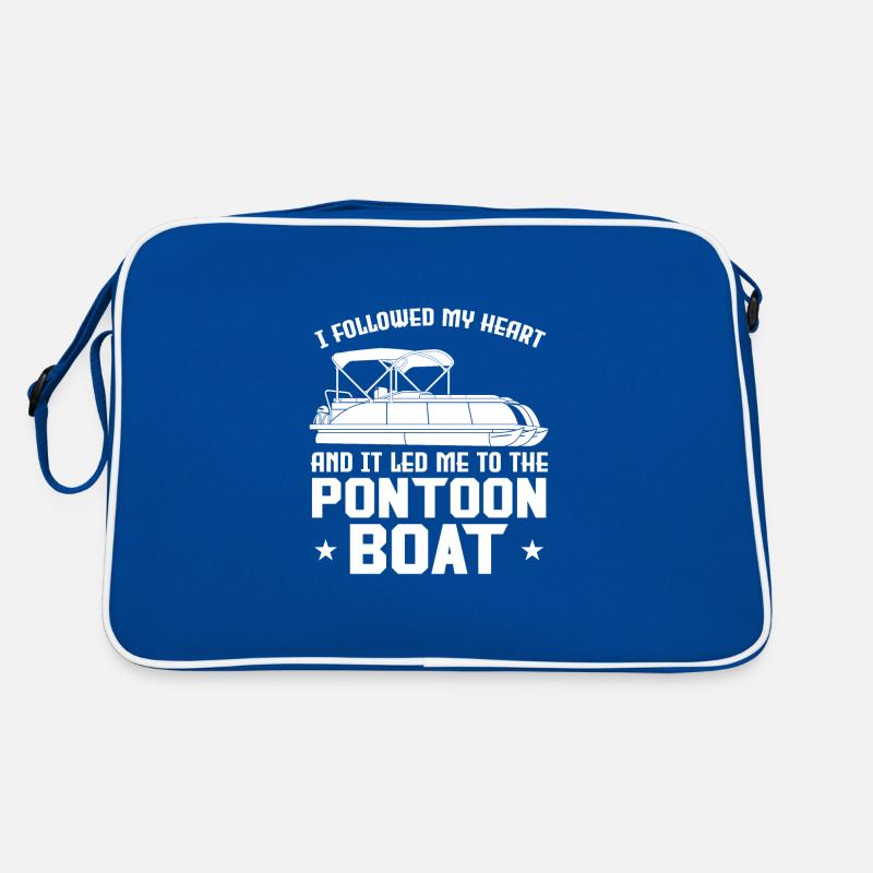 Ponton Pontonierboot Geschenk Retro Tasche