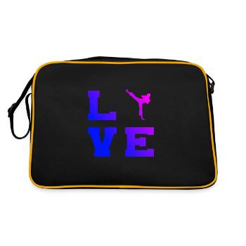 Kickboxing Kickboxer Men Kickboxing Kickboxing - Retro Bag - black/gold - Back