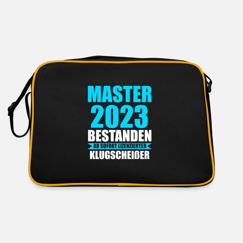 Master 2023 Prüfung Masterabschluss Geschenk Retro Tasche