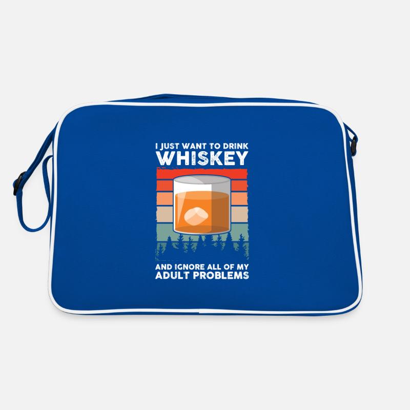 Whiskey trinken Whiskey trinken Whiskey Geschenk Retro Tasche