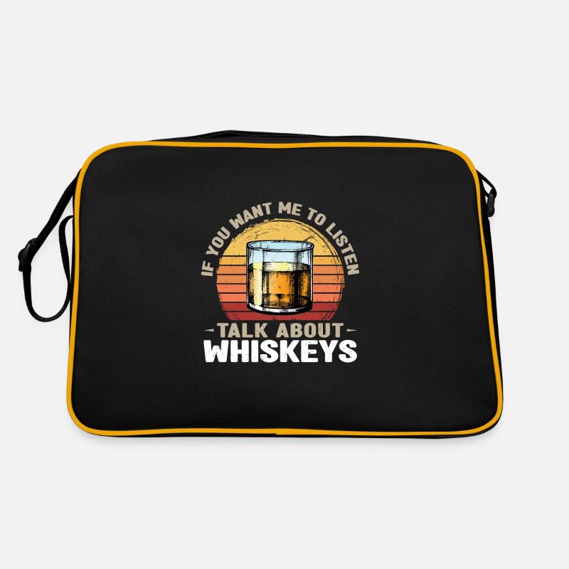 Whiskey trinken Whiskey trinken Whiskey Geschenk Retro Tasche