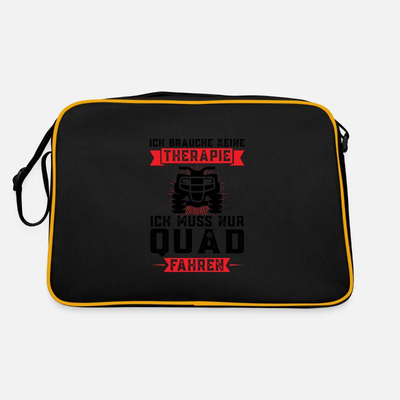 Quad Biker Quadfahrer Geschenk Retro Tasche