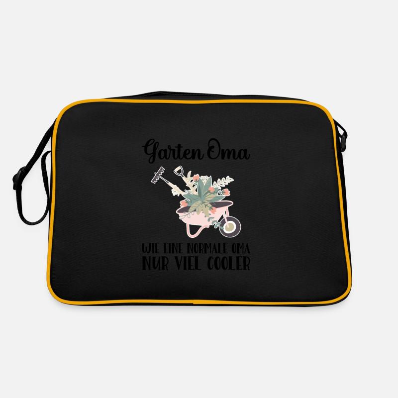Garten Oma Gärtnern Geschenk Retro Tasche