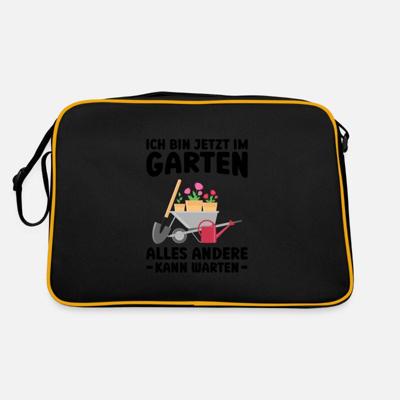 Garten Pflanze Gartenarbeit Geschenk Retro Tasche