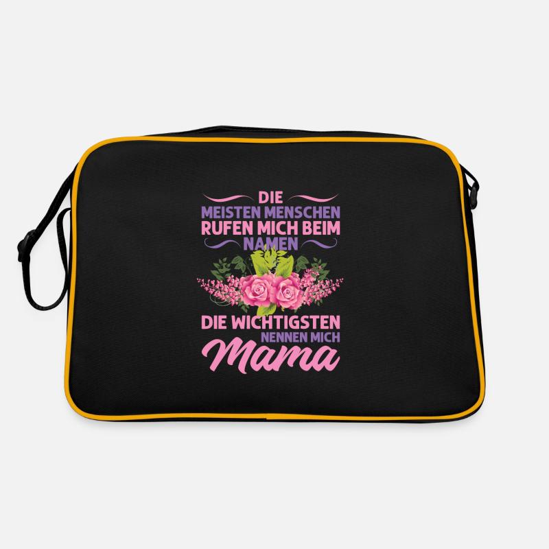 Mutter Mama Tochter Geschenk Retro Tasche