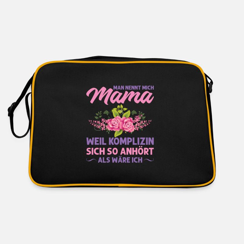 Mutter Mama Tochter Geschenk Retro Tasche