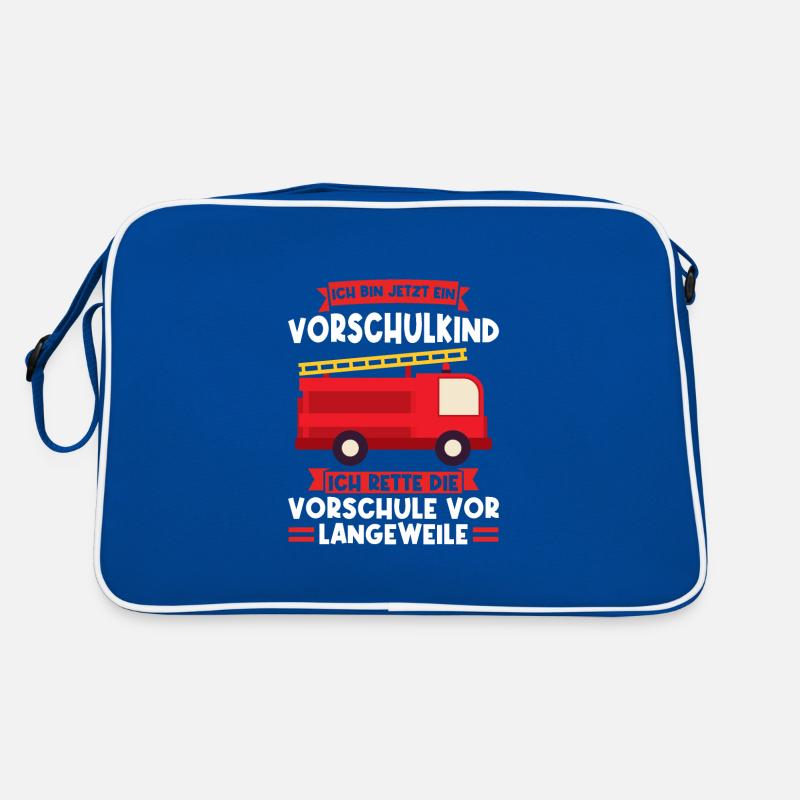 Vorschulung Vorschulkind Schule Geschenk Retro Tasche