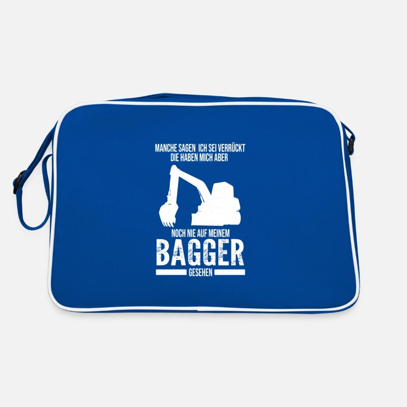 Baggerfahrer Bagger Fahrer Geschenk Retro Tasche