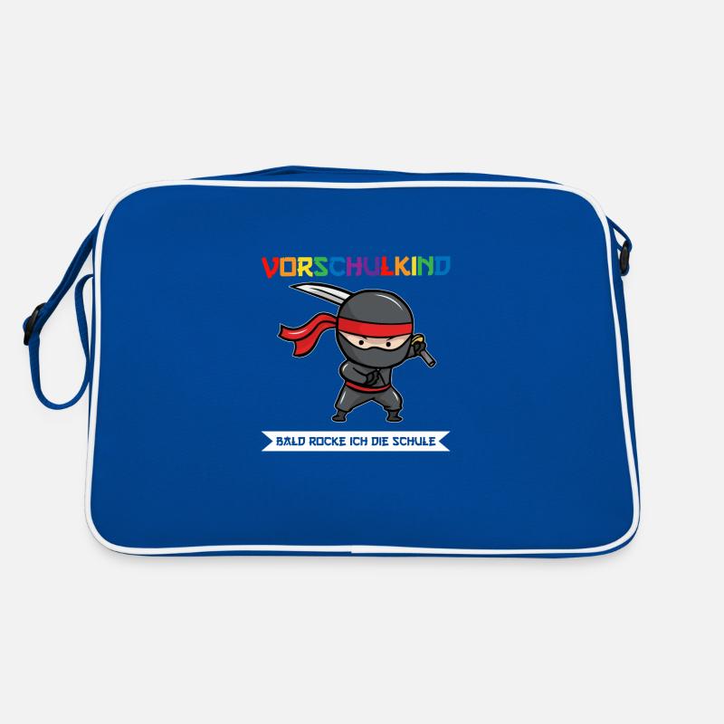 Vorschulkind Ninja Vorschulkinder Geschenk Retro Tasche