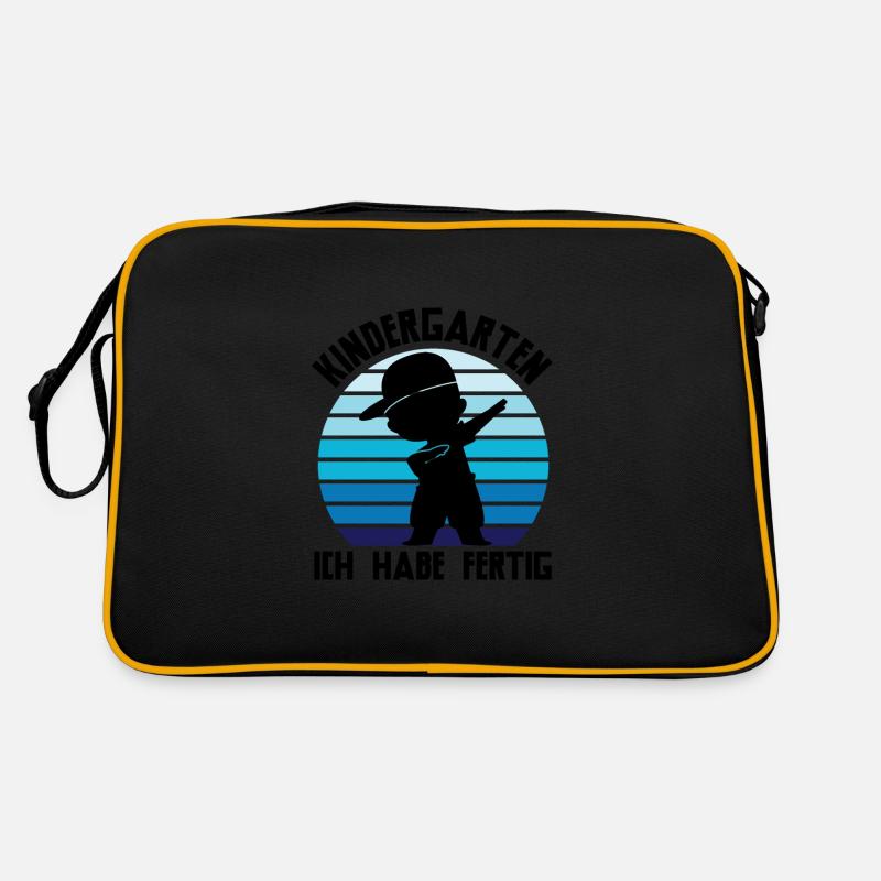 Kindergarten Dabbing Kita Abschluss Geschenk Retro Tasche