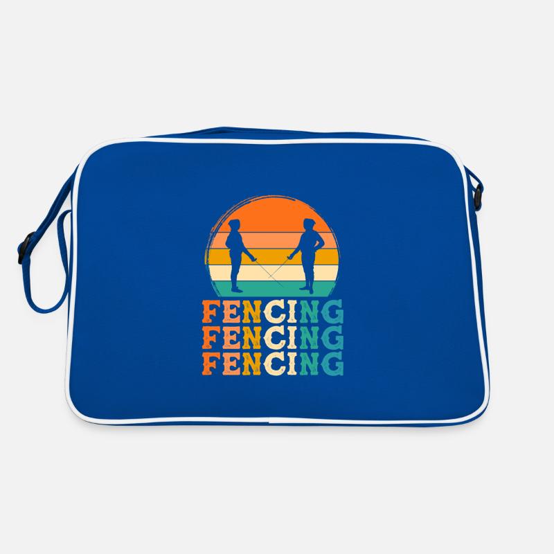 Fechter Retro-Design Fechter Geschenk Retro Tasche
