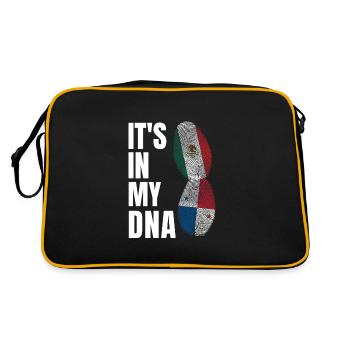Anime & Skizzieren Mädchen Anime Skizzieren Gesche - Retro Tasche - Schwarz/Gold - Hinten