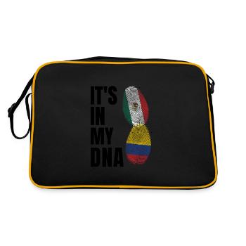 Anime & Skizzieren Mädchen Anime Skizzieren Gesche - Retro Tasche - Schwarz/Gold - Hinten