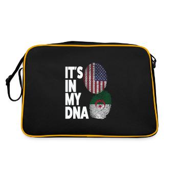 Anime & Skizzieren Anime Skizzieren Geschenk - Retro Tasche - Schwarz/Gold - Hinten