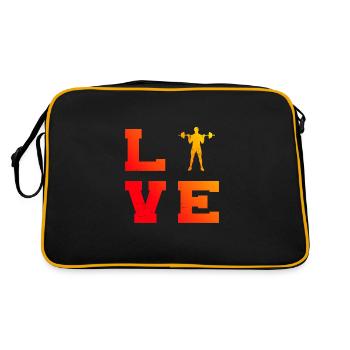 Endurance Training Weightlifting Fitness Women - Retro Bag - black/gold - Back