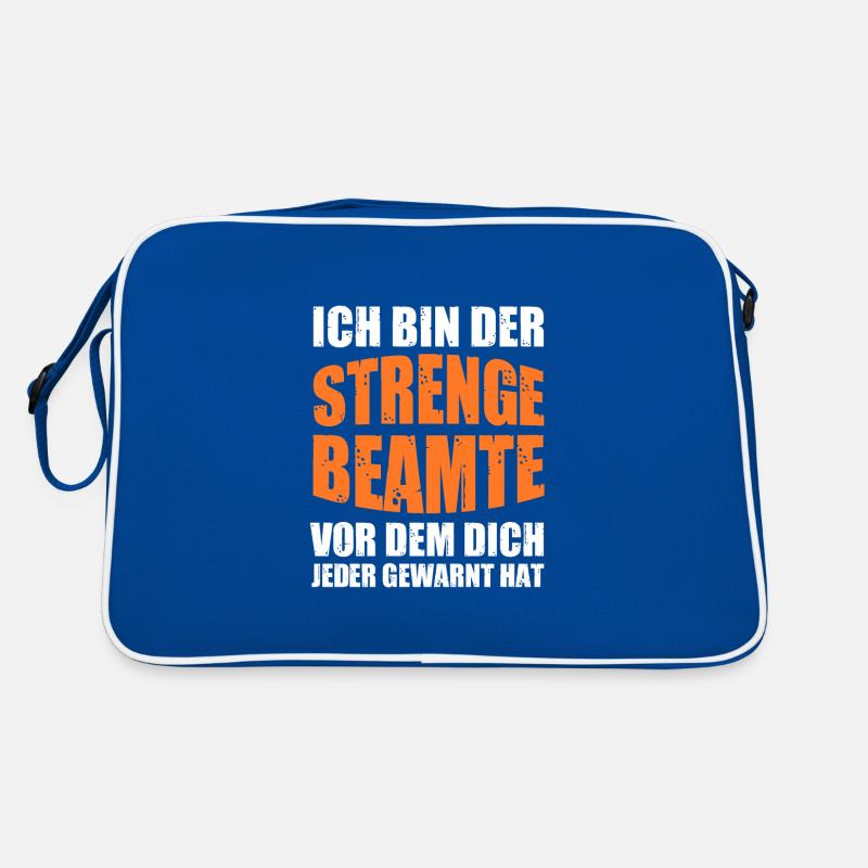 Beamter Beruf Verbeamtung Geschenk Retro Tasche