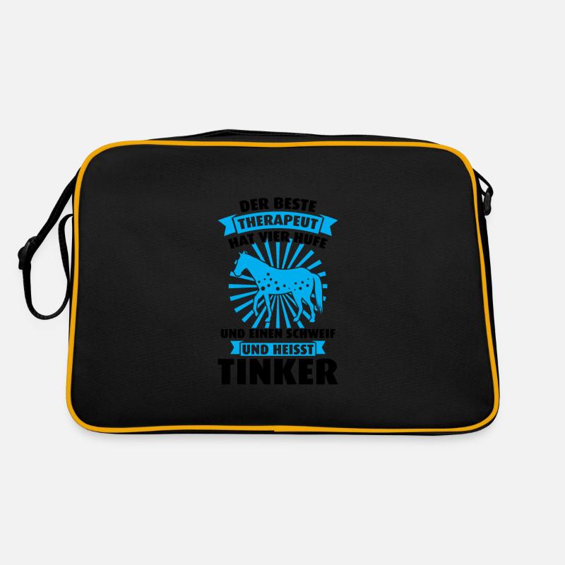 Tinker Pferd Pferde Geschenk Retro Tasche