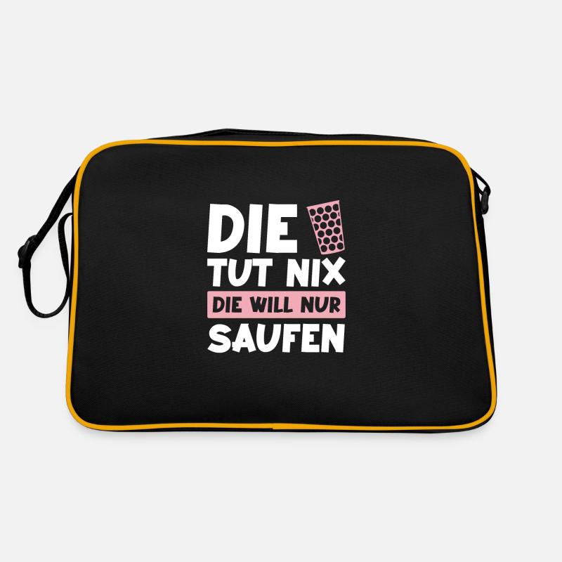 Schorle Pfälzer Wein Geschenk Retro Tasche