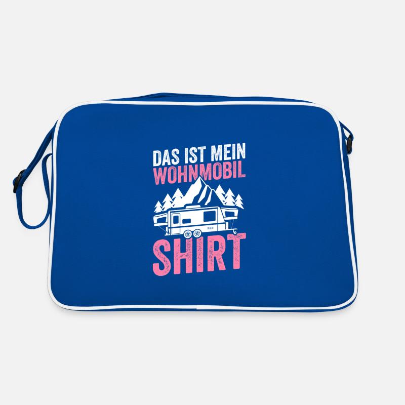 Camping Camper Caravan Geschenk Retro Tasche