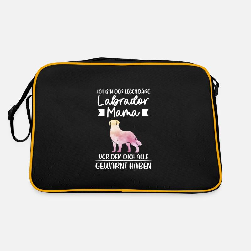 Labrador Mama Hund Labbi Mama Geschenk Retro Tasche