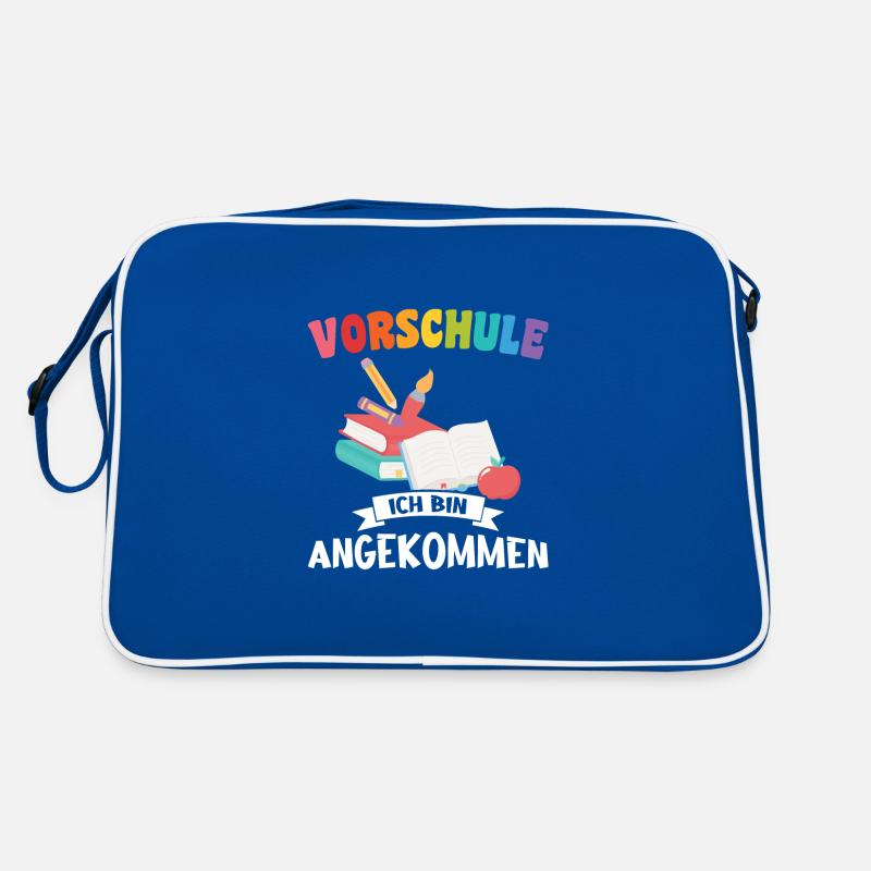 Kindergarten Vorschule Vorschulpädagoge Geschenk Retro Tasche