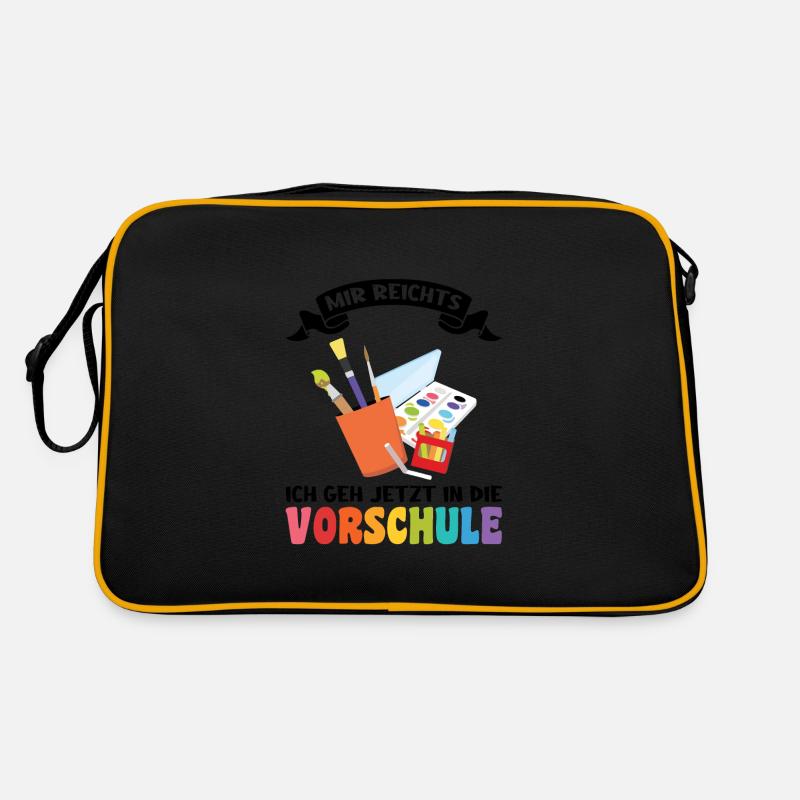 Kindergarten Abschied Vorschule Vorschulpädagoge G Retro Tasche