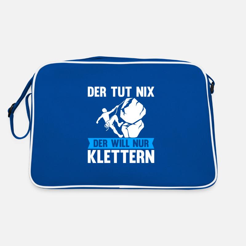 Berge Klettern Kletter Geschenk Retro Tasche