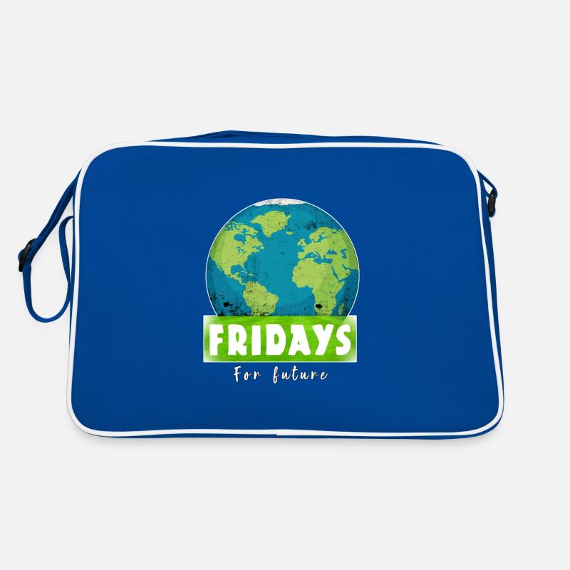 Fridays For Future Stop Climate Co2 Protest Gift Retro Bag