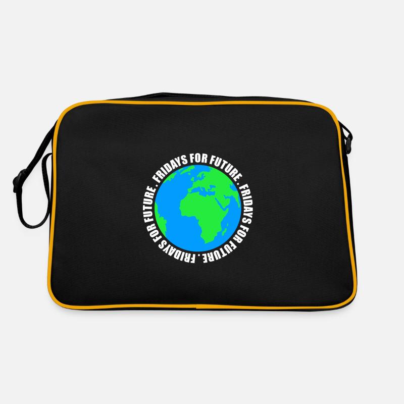 Fridays For Future Stop Klima Co2 Protest Geschenk Retro Tasche