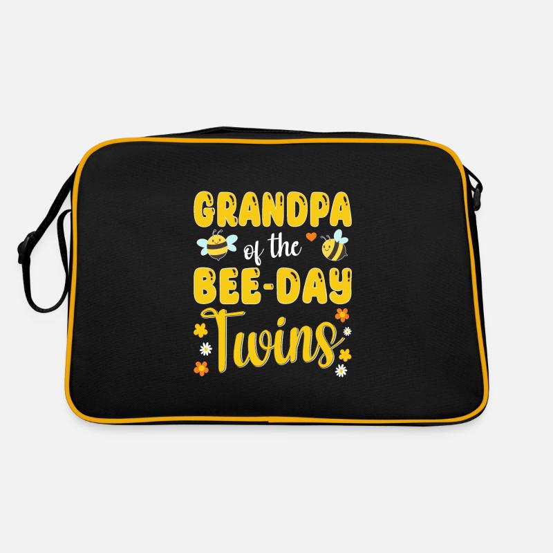 Opa der Bee Day Zwillinge Retro Tasche