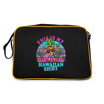 This is my Hawaiian shirt - Retro Bag - black/gold - Back