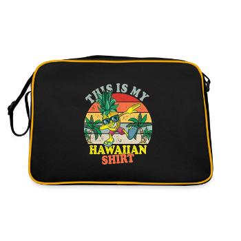 This is my Hawaiian shirt - Retro Bag - black/gold - Back