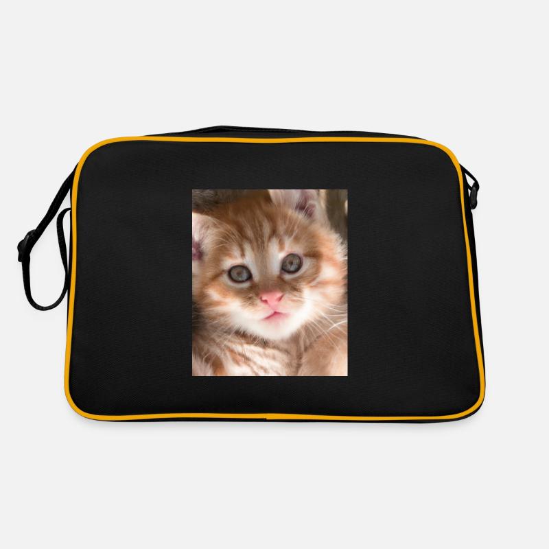 Cute cat Retro Bag