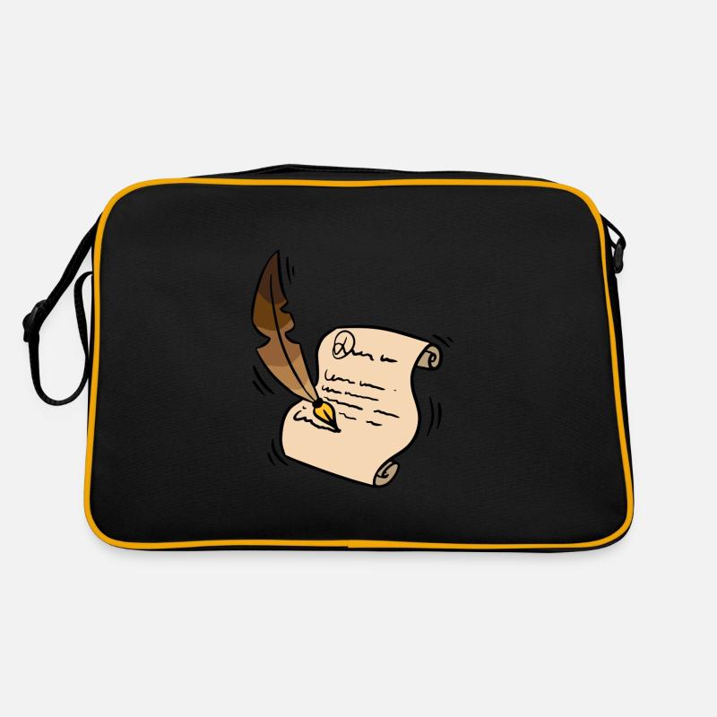 Auteur auteur d’écriture d’encre plume cadeau Sac Retro