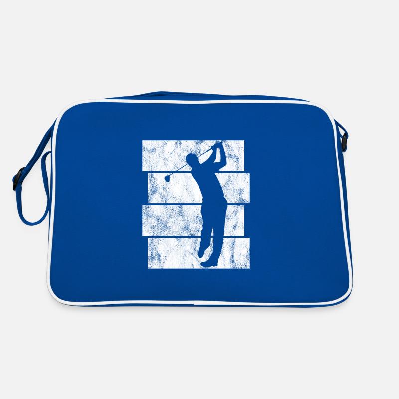 Golfspieler Retro Golfer Golfschläger Golfen Golf Retro Tasche