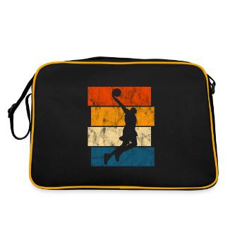 Basket basket basket basket - Sac Retro - noir/or - Dos